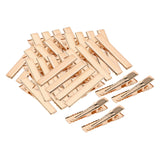 Maxbell 500 Pieces Alligator Hair Clips Flat Top Hairpins for DIY Accessories 56mm