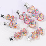 Maxbell 500 Pieces Alligator Hair Clips Flat Top Hairpins for DIY Accessories 31mm