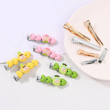 Maxbell 500 Pieces Alligator Hair Clips Flat Top Hairpins for DIY Accessories 31mm