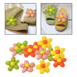 Maxbell 12 Pieces Flower Patches for Clothing Wreath Decorations Wedding Decoration