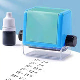 Maxbell Digital Teaching Roller Stamp Arithmetic Tool Math for Home School Blue Addition