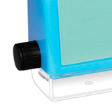 Maxbell Digital Teaching Roller Stamp Arithmetic Tool Math for Home School Blue Addition