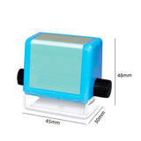 Maxbell Digital Teaching Roller Stamp Arithmetic Tool Math for Home School Blue Addition