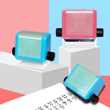 Maxbell Digital Teaching Roller Stamp Arithmetic Tool Math for Home School Blue Addition