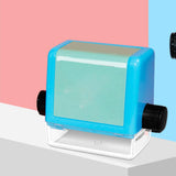 Maxbell Digital Teaching Roller Stamp Arithmetic Tool Math for Home School Blue Addition
