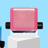 Maxbell Digital Teaching Roller Stamp Arithmetic Tool Math for Home School Pink Division