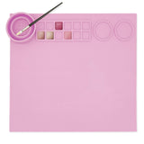 Maxbell Silicone Mat DIY Epoxy Making Tool Silicone Sheet for Crafts Table Placemat Pink