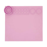 Maxbell Silicone Mat DIY Epoxy Making Tool Silicone Sheet for Crafts Table Placemat Pink