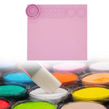 Maxbell Silicone Mat DIY Epoxy Making Tool Silicone Sheet for Crafts Table Placemat Pink
