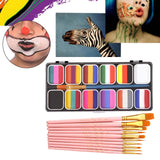 Maxbell Face Body Paint Face Painting Makeup Palette for Holiday Cosplay Festival