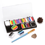 Maxbell Face Body Paint Face Painting Makeup Palette for Holiday Cosplay Festival