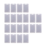 Maxbell 20Pcs Clear Credit Card Holders Covers ID Cards Sleeve for Women Student Men