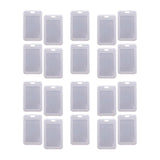 Maxbell 20Pcs Clear Credit Card Holders Covers ID Cards Sleeve for Women Student Men