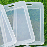 Maxbell 20Pcs Clear Credit Card Holders Covers ID Cards Sleeve for Women Student Men
