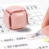 Maxbell Teaching Roller Stamp Rolling Educational Toy for School Supplies Parents Pink Case