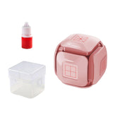Maxbell Teaching Roller Stamp Rolling Educational Toy for School Supplies Parents Pink Case