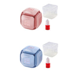 Maxbell Teaching Roller Stamp Rolling Educational Toy for School Supplies Parents Pink Case