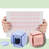 Maxbell Teaching Roller Stamp Rolling Educational Toy for School Supplies Parents Pink Case
