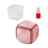 Maxbell Teaching Roller Stamp Rolling Educational Toy for School Supplies Parents Pink Case