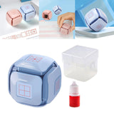 Maxbell Teaching Roller Stamp Rolling Educational Toy for School Supplies Parents Blue Case