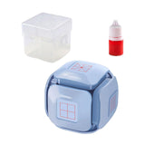 Maxbell Teaching Roller Stamp Rolling Educational Toy for School Supplies Parents Blue Case