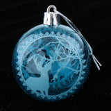 Maxbell Christmas Tree Ornament Wall Door Window Decorative for Party Accessories Elk Pattern