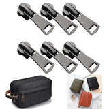 Maxbell 6x Universal Instant Fix Zippers Repair Kit Replacement Zipper Slider Jackets Black