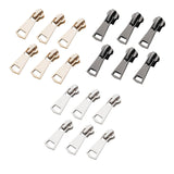 Maxbell 6x Universal Instant Fix Zippers Repair Kit Replacement Zipper Slider Jackets Black