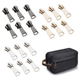 Maxbell 6x Universal Instant Fix Zippers Repair Kit Replacement Zipper Slider Jackets Black