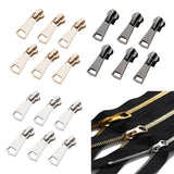 Maxbell 6x Universal Instant Fix Zippers Repair Kit Replacement Zipper Slider Jackets Black
