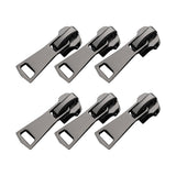 Maxbell 6x Universal Instant Fix Zippers Repair Kit Replacement Zipper Slider Jackets Black