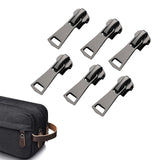 Maxbell 6x Universal Instant Fix Zippers Repair Kit Replacement Zipper Slider Jackets Black