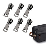 Maxbell 6x Universal Instant Fix Zippers Repair Kit Replacement Zipper Slider Jackets Black