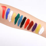 Maxbell 12 Colors Face Body Paint with 6 Brushes for Party Theatre Kids Adults