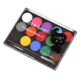 Maxbell Professional Face Paint Kit Palette Facepaint Brush Christmas Stage Party