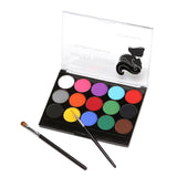 Maxbell Professional Face Paint Kit Palette Facepaint Brush Christmas Stage Party