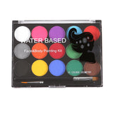 Maxbell Professional Face Paint Kit Palette Facepaint Brush Christmas Stage Party