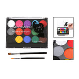 Maxbell Professional Face Paint Kit Palette Facepaint Brush Christmas Stage Party
