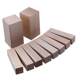 Maxbell 10 Pieces Basswood Carving Blocks Wood Whittling Kit Wood Carving Blanks
