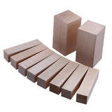 Maxbell 10 Pieces Basswood Carving Blocks Wood Whittling Kit Wood Carving Blanks