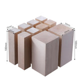 Maxbell 10 Pieces Basswood Carving Blocks Wood Whittling Kit Wood Carving Blanks