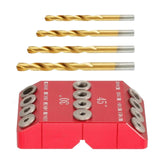 Maxbell Drill Guide Woodworking Drilling Jig Locator Drilling Kit Stair Wire Puncher With Drill