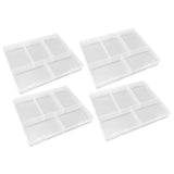Maxbell 4Pcs Plastic Storage Box Case Organizer Container for Makeup Cosmetic Beads