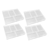 Maxbell 4Pcs Plastic Storage Box Case Organizer Container for Makeup Cosmetic Beads