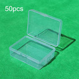 Maxbell 50x Storage Box Case Finishing Container for Crafts Pills Small Accessories