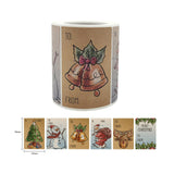 Maxbell 250 Pieces Christmas Tag Stickers Ornament 2x3inch for DIY Present Wrapping