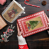Maxbell 250 Pieces Christmas Tag Stickers Ornament 2x3inch for DIY Present Wrapping