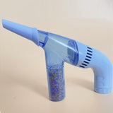 Maxbell Mini Handheld Vacuum Cleaner Car Home Tool Handheld Duster Cordless Blue