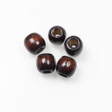 Maxbell 400x Wooden Spacer Beads Jewelry Making Loose Beads with Hole Decoration