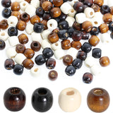 Maxbell 400x Wooden Spacer Beads Jewelry Making Loose Beads with Hole Decoration